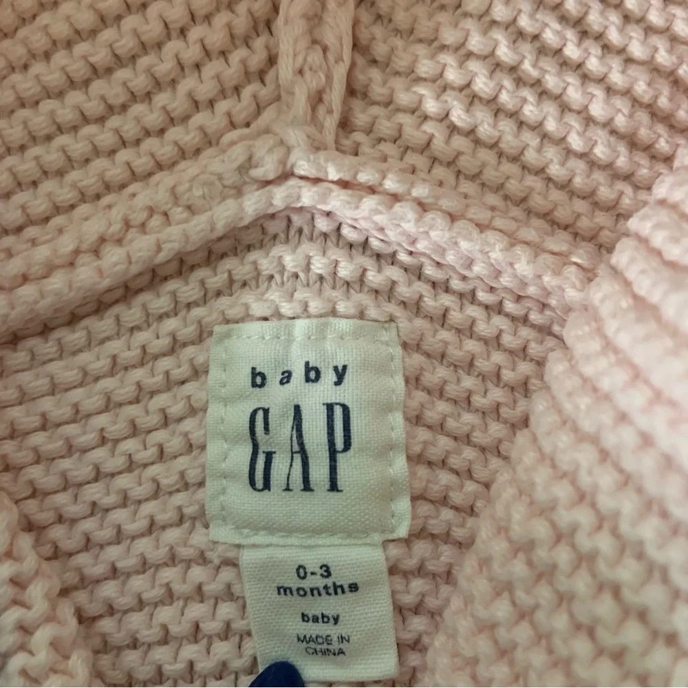 Gap Knit Bear Ears Baby Jacket